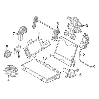 BMW OE - Seats & Tracks - Rear Seat Components (Electrical Components)