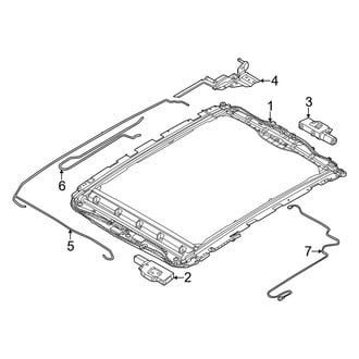BMW OE - Roof - Sunroof (With Theatre Screen)