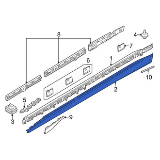 BMW OE - Right Lower Rocker Panel Guard