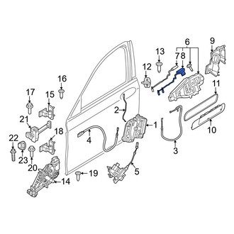 BMW OE - Rear Left Door Lock Switch