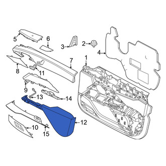 BMW OE - Front Left Door Armrest