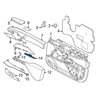 BMW OE - Front Left Inner Interior Door Handle