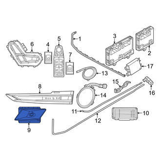 BMW OE - Front Left Door Lock Switch