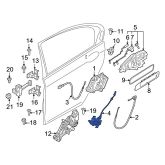 BMW OE - Rear Left Door Lock Actuator Motor
