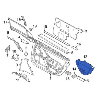 BMW OE - Front Left Door Armrest
