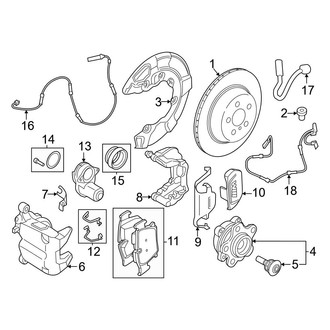 BMW OE - Rear Suspension - Brake Components