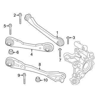 BMW OE - Rear Suspension - Suspension Components (Lateral & Trailing Arms)