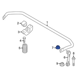 BMW OE - Suspension Stabilizer Bar Link Nut