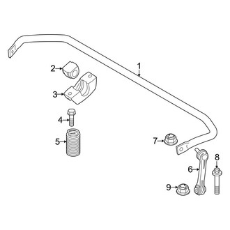 BMW OE - Rear Suspension - Stabilizer Bar & Components