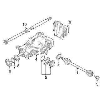 BMW OE - Rear Suspension - Axle & Differential
