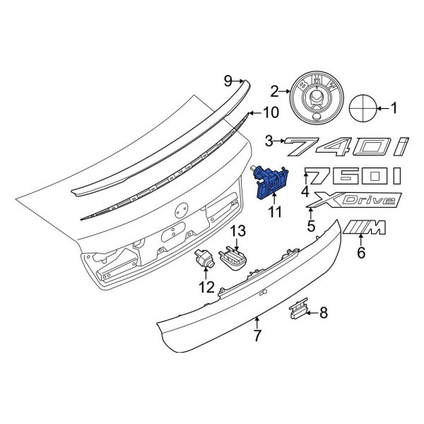 Trunk Lid Release Switch