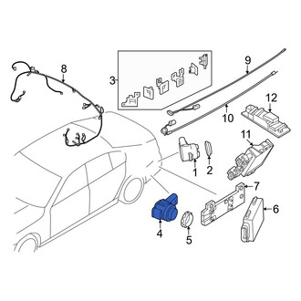 BMW OE - Rear Outer Parking Aid Sensor