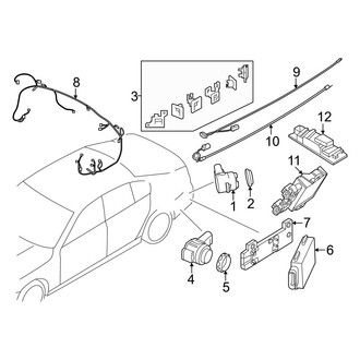 BMW OE - Rear Bumper - Electrical Components