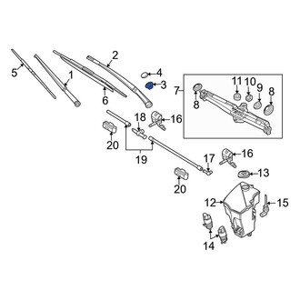 BMW OE - Wiper Arm Nut