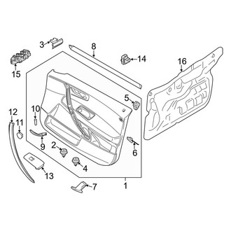 BMW OE - Front Door - Interior Trim