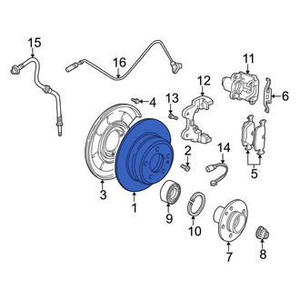 BMW OE - Rear Disc Brake Rotor