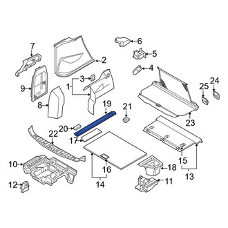 BMW OE - Rear Right Floor Side Rail