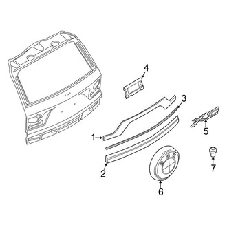 BMW OE - Lift Gate - Exterior Trim