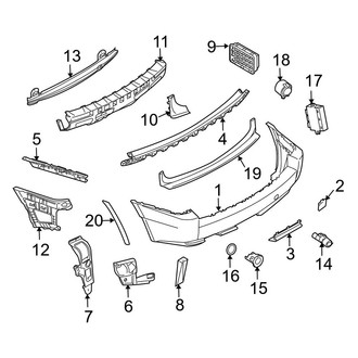 BMW OE - Rear Bumper - Bumper & Components