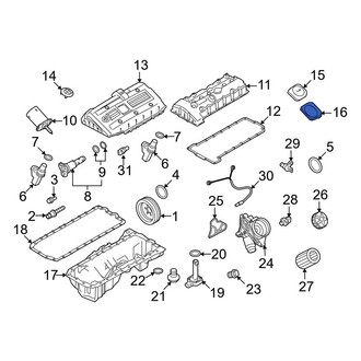 BMW OE - Engine Oil Filler Cap Gasket