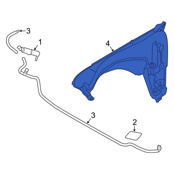 Washer Fluid Reservoir