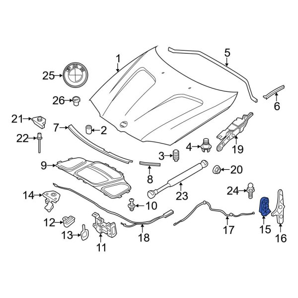 Hood Release Handle