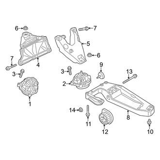 BMW OE - Engine & Transmission Mounting (Turbocharged 3.0L)
