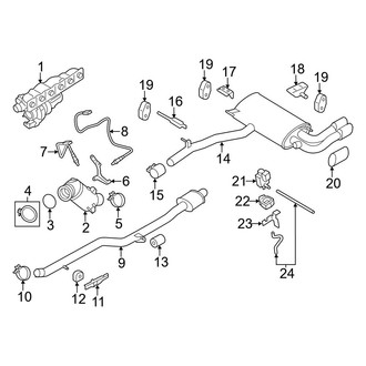 BMW OE - Exhaust System - Exhaust Components (xDrive35i)