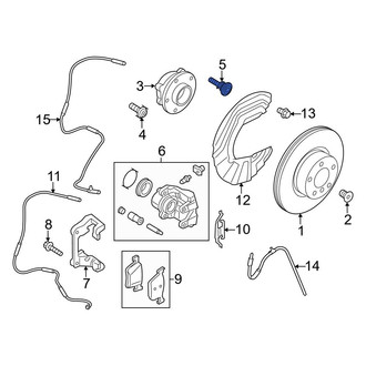 BMW OE - Front Axle Hub Mounting Bolt