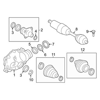 BMW OE - Front Suspension - Carrier & Front Axles (Diesel)