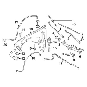 BMW OE - Windshield - Wiper & Washer Components