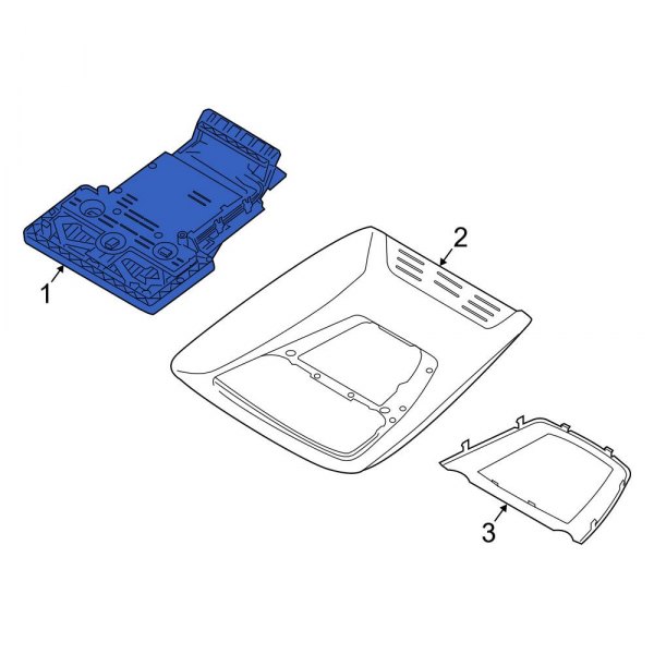 BMW OE 61319289279 Front Sunroof Control Module