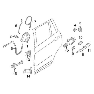 BMW OE - Rear Door - Lock & Hardware