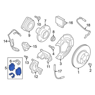 BMW OE - Rear Disc Brake Pad Set