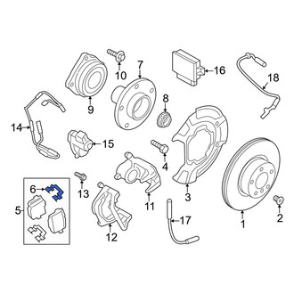 BMW OE - Rear Disc Brake Pad Set