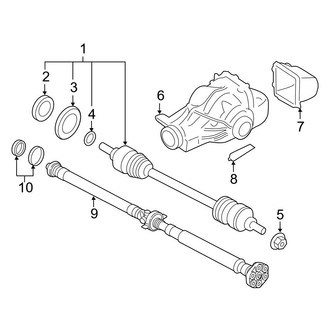 BMW OE - Rear Suspension - Axle & Differential