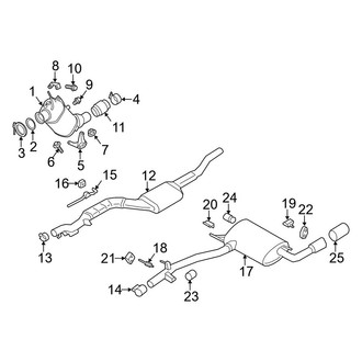 BMW OE - Exhaust System - Exhaust Components (Diesel)