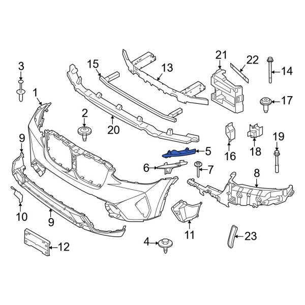 Bumper Cover Bracket