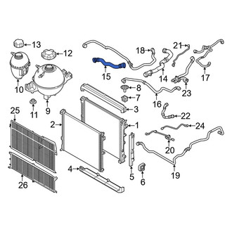 BMW OE - Lower Radiator Coolant Hose