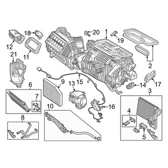 BMW OE - Air Conditioner & Heater - Evaporator & Heater Components