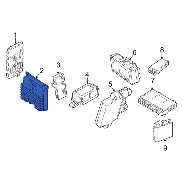 BMW OE 12148744139 Engine Control Module (ECM)