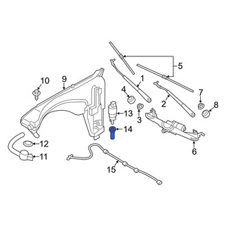 BMW OE - Front Windshield Washer Pump Strainer
