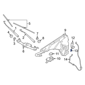 BMW OE - Front Windshield Washer Pump Strainer