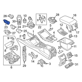 BMW OE - Rear 12 Volt Accessory Power Outlet