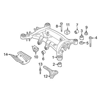 BMW OE - Rear Suspension - Suspension Mounting (M40i / xDrive30i)