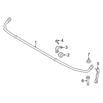 BMW OE - Rear Suspension - Stabilizer Bar & Components (xDrive30e)
