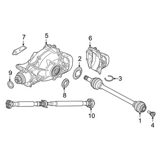 BMW OE - Rear Suspension - Axle & Differential (xDrive30e)