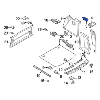 BMW OE - Rear 12 Volt Accessory Power Outlet