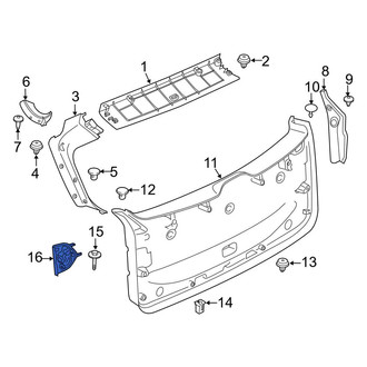 BMW OE - Rear Left Liftgate Trim Cover