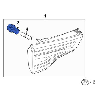 BMW OE - Rear Back Up Light Socket